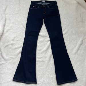 Vintage Hudson low rise wide flared jeans